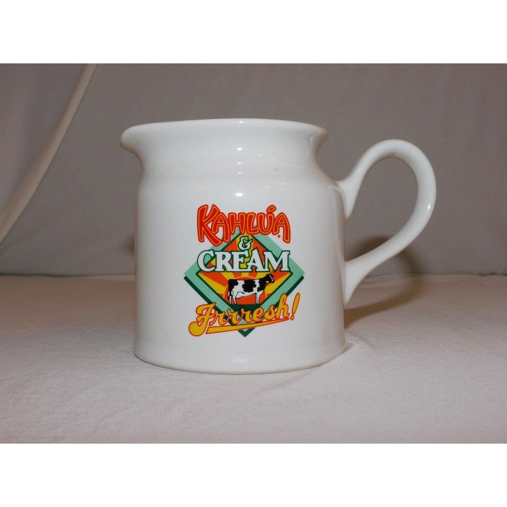 Kahlua & Cream Frrresh! Milk Pitcher Creamer w/ Cow